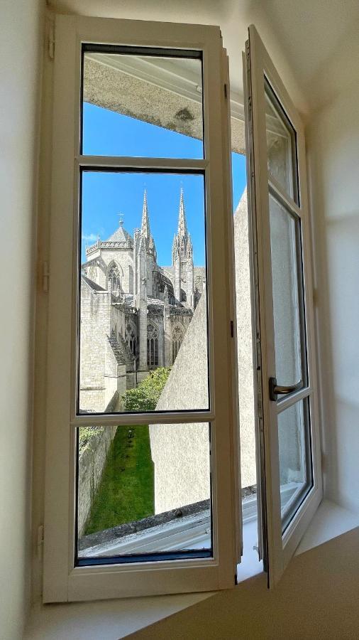 Appartement T2 - Vue Imprenable Sur La Cathedrale Кемпер Екстер'єр фото